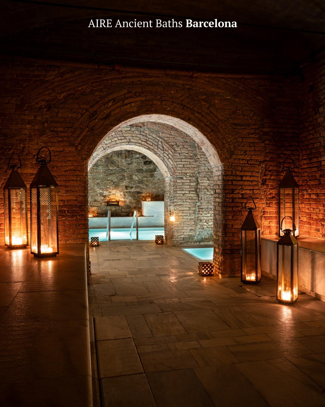 ¿Sabías que AIRE Ancient Baths Barcelona es el centro más grande de España